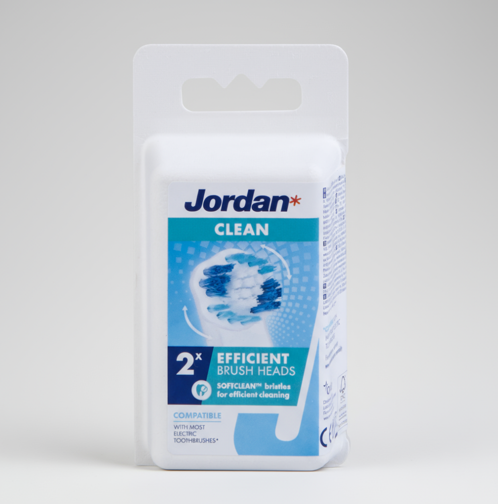 Jordan Recarga Escova Elétrica Clean 2 unid